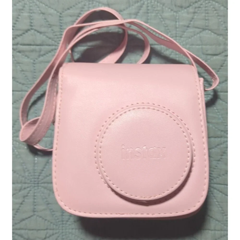 Fujifilm Instax Mini 7S Instant Light Pink Camera Bundle Tested and Works